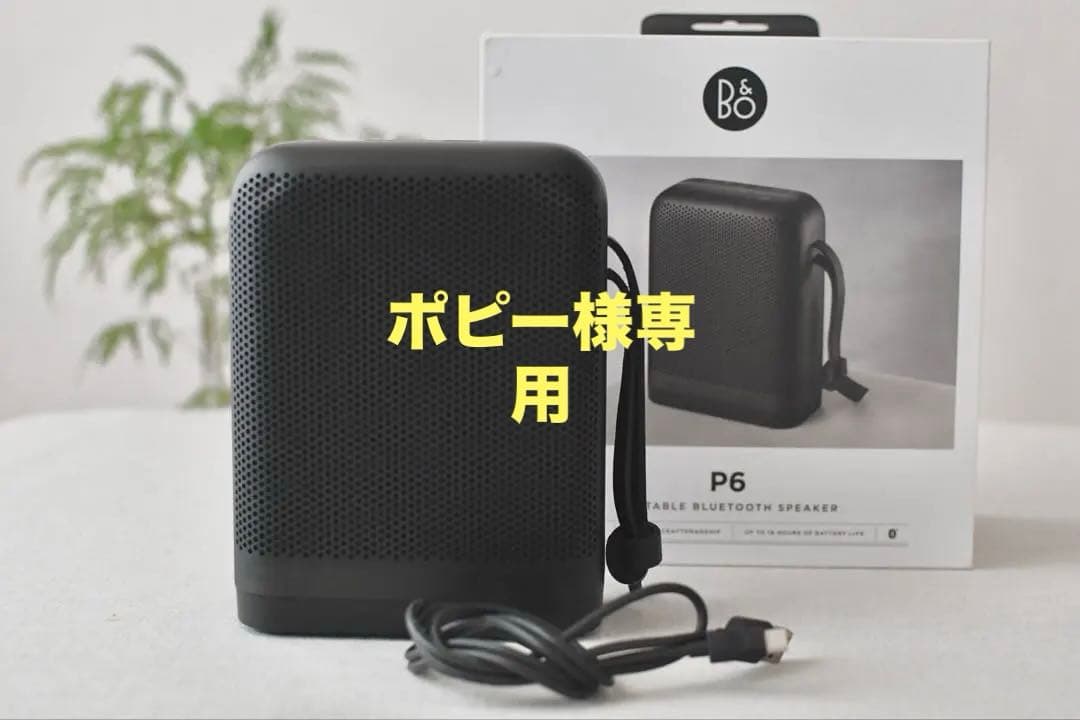【廃盤・稀少】Bang&Olufsen P6 ワイヤレススピーカー ブラック