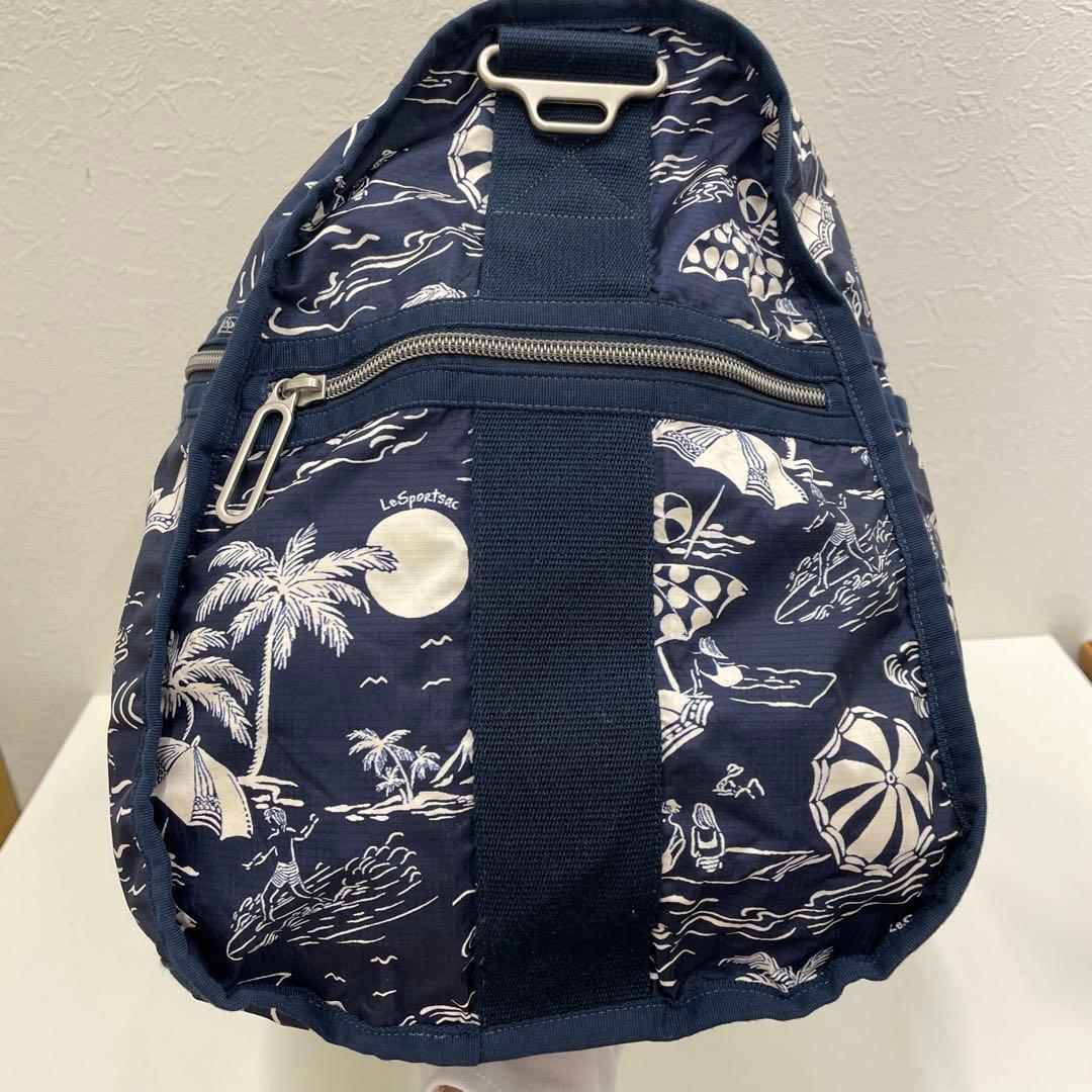 3128 LeSportsac ボストンバッグ 2way ハワイ限定 ネイビー系
