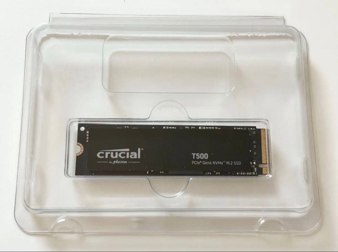 ほぼ新品 Crucial T500 2TB PCIe Gen4 NVMe M.2
