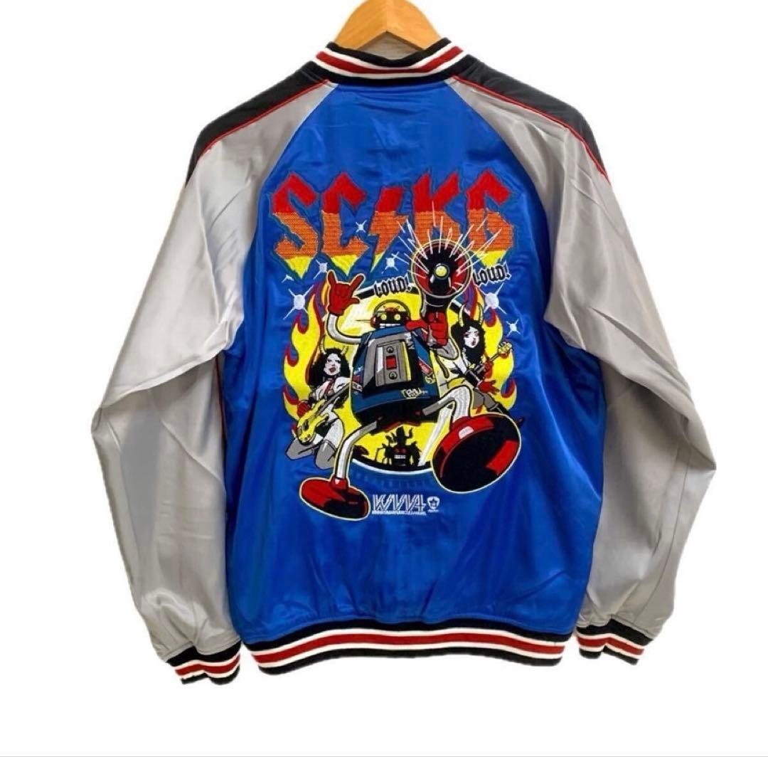 新品未使用 キン肉マン スカジャン XLサイズ リバーシブル ステカセキング