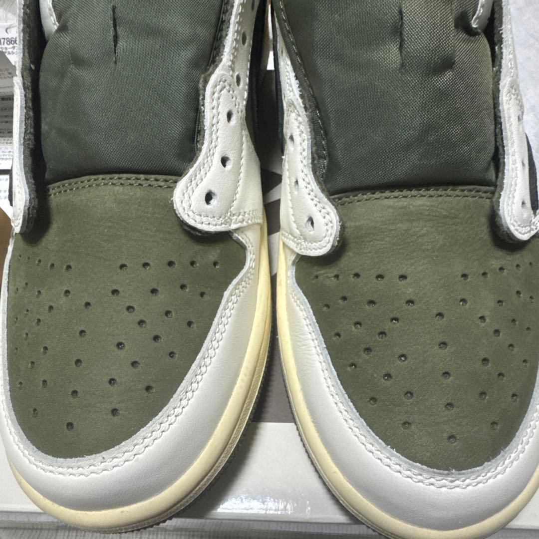 も*り様 Travis Scott Jordan 1 Low Reverse O