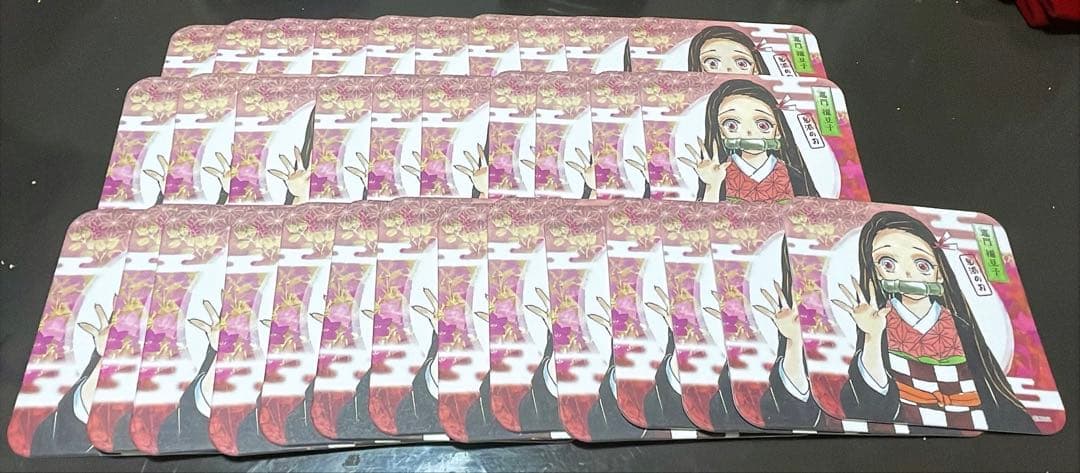 鬼滅の刃、竈門禰豆子、アートコースター、1弾、引き、34枚