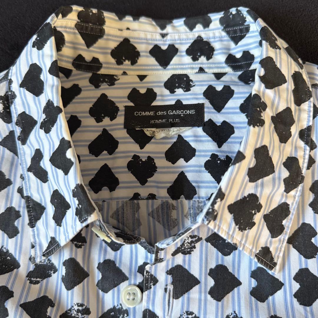 コムデギャルソン HOMME PLUS ハートシャツ