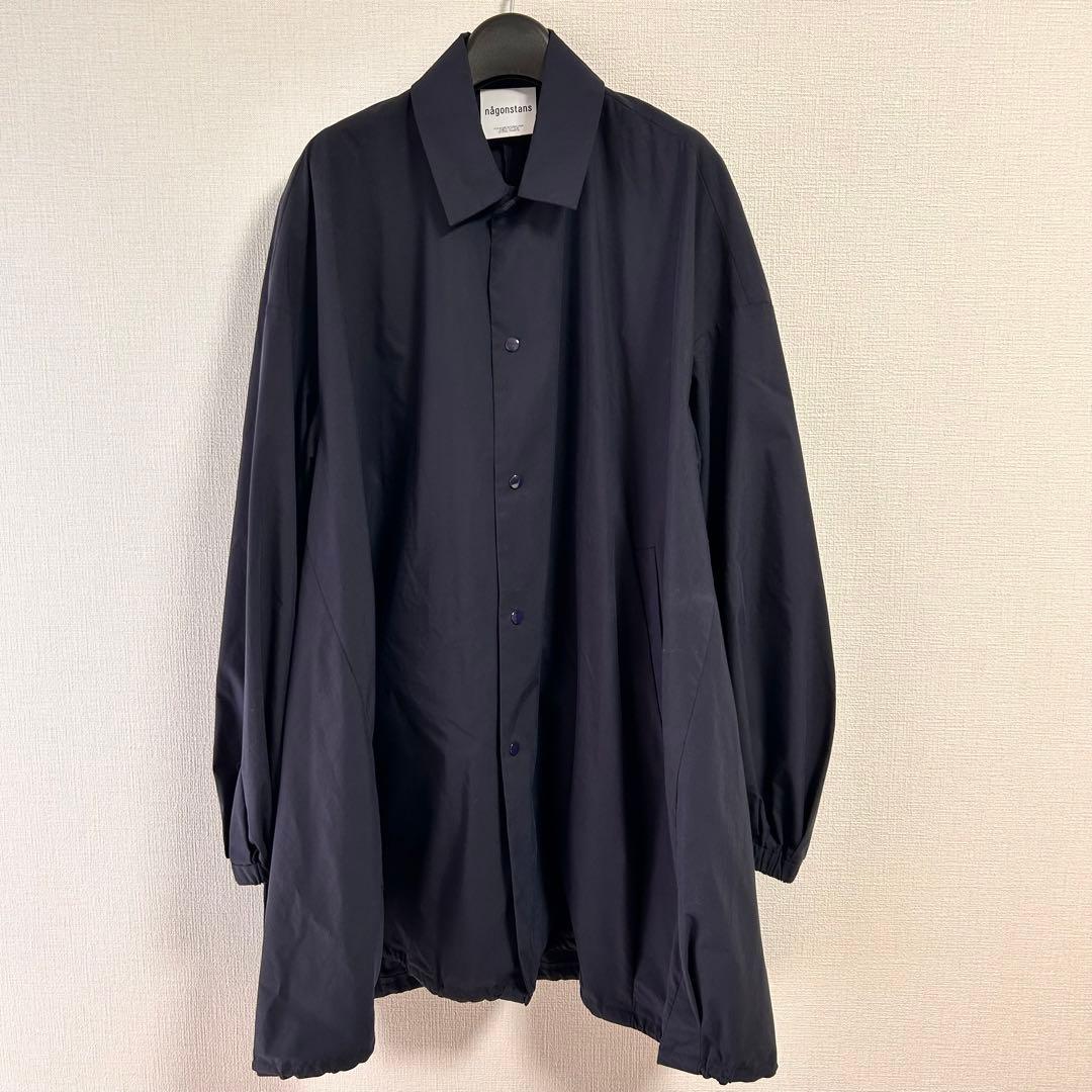 nagonstans SOLOTEX ウェザーコーチシャツジャケットネイビー38