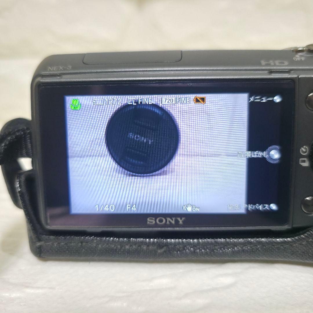 【468】【極美品】SONY α nex-3 ブラック　ダブルレンズキット