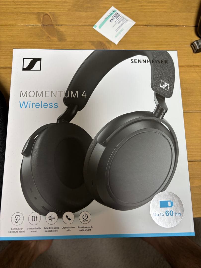 ゼンハイザーワイヤレスヘッドホンMOMENTUM 4 Wireless ブラック