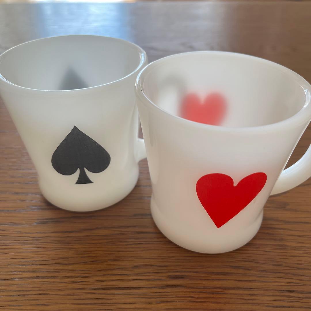 ファイヤーキング　ハートとスペードのマグカップ2個セット