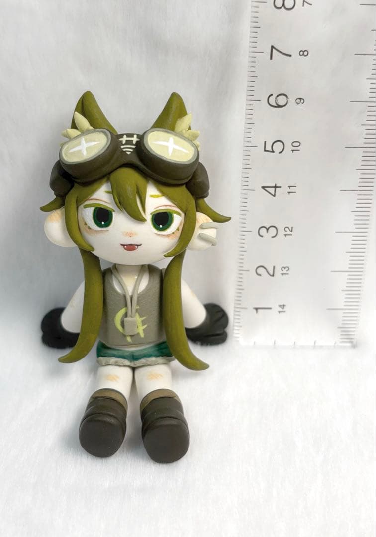 粘土フィギュア　ハンドメイド　スチームパンク　人形