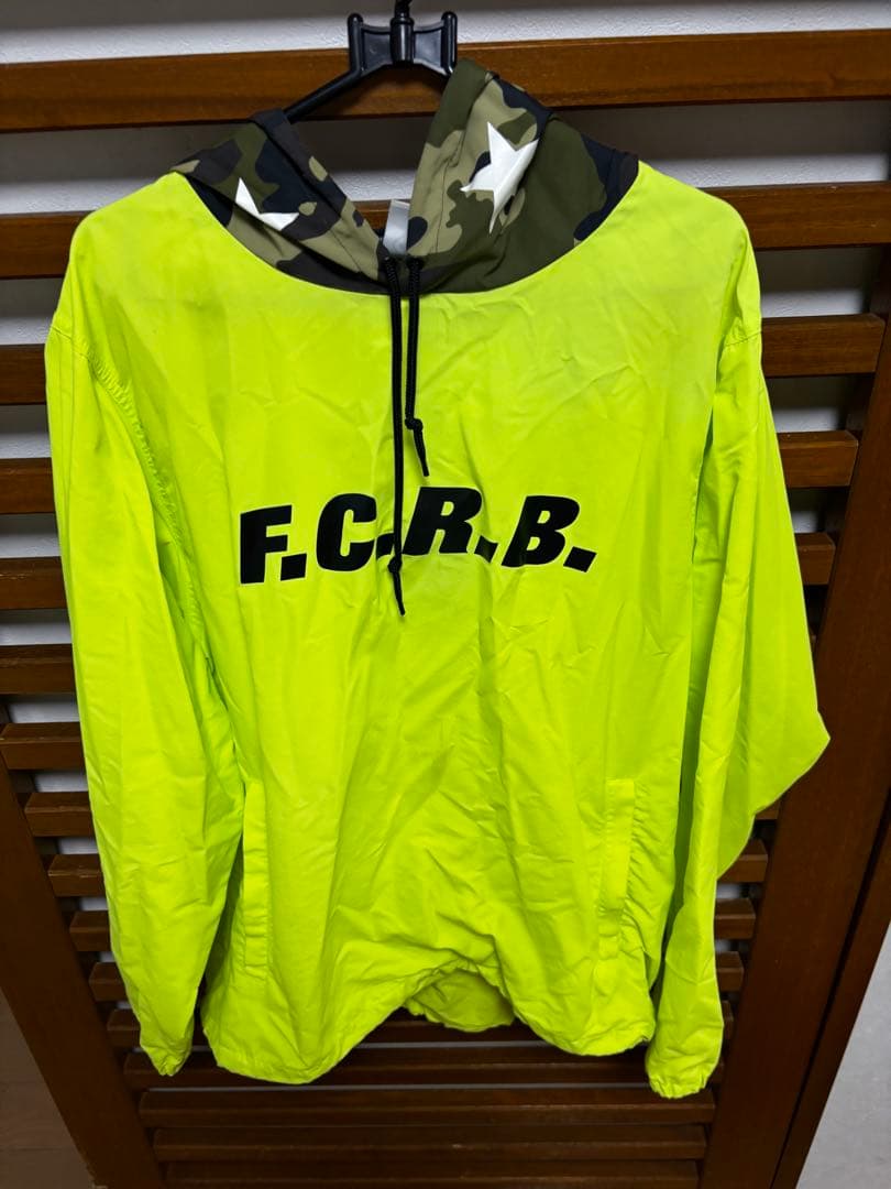 F.C.R.B. ナイロンジャケット M 蛍光イエローピンクセット