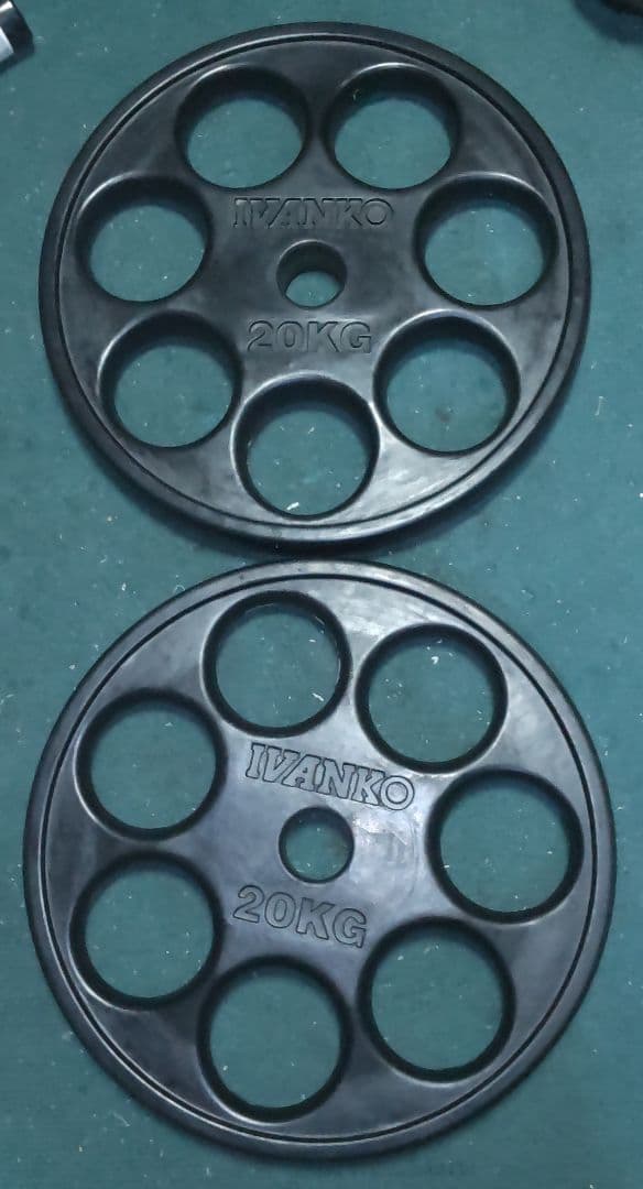 オリンピック プレート IVANKO 20kg プレート1枚①