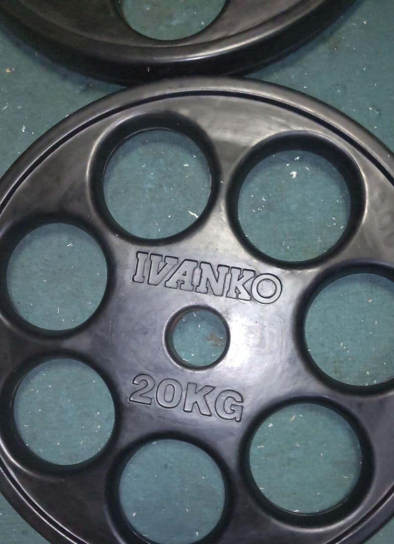 オリンピック プレート IVANKO 20kg プレート1枚①