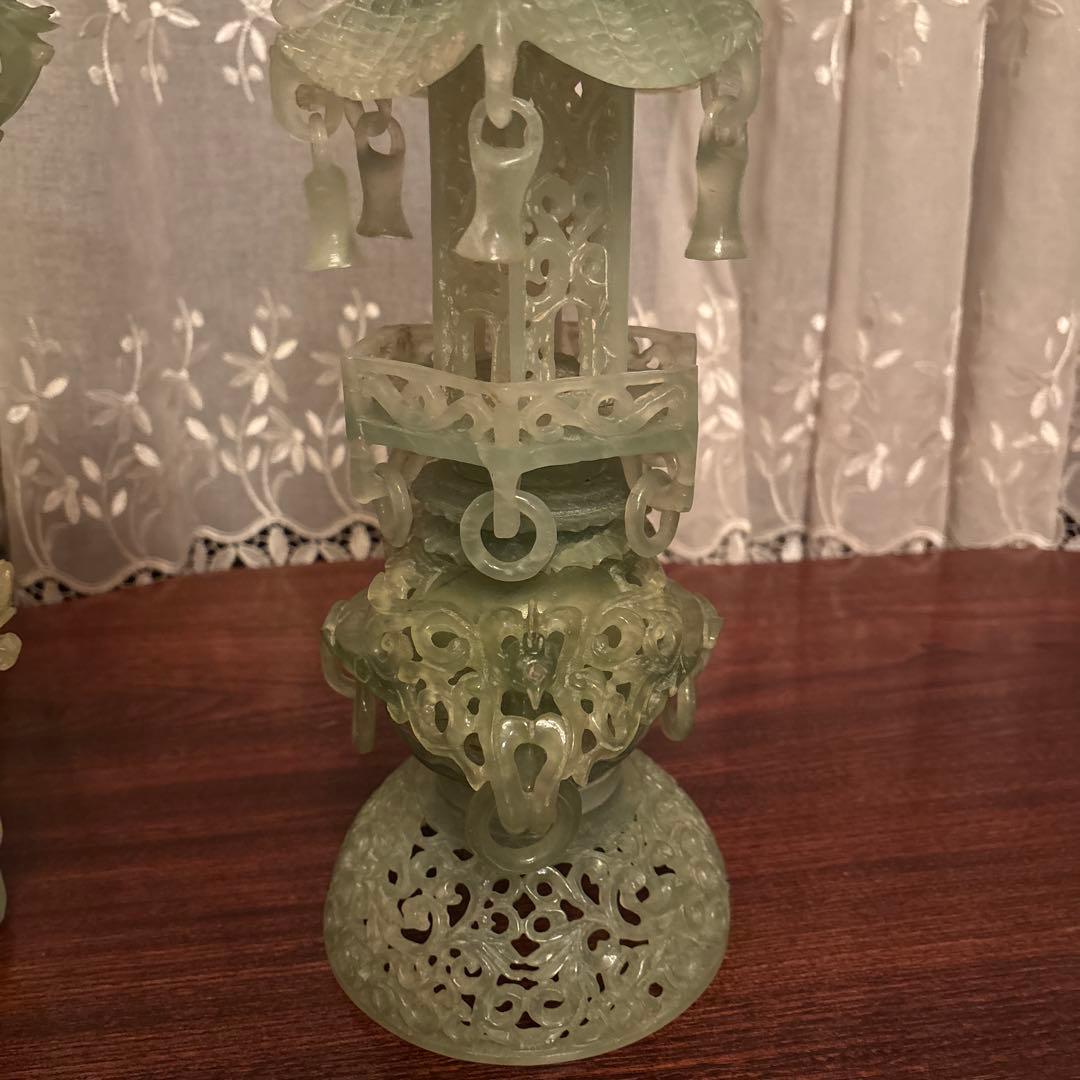《hulibo》翡翠玉石 中国美術 装飾品 彫刻 中国古玩 アンティーク