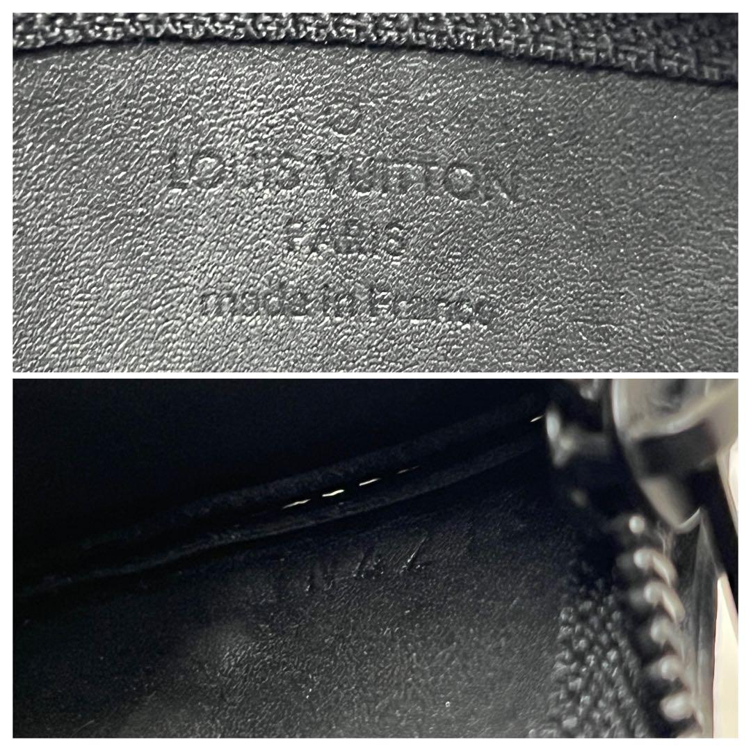 ルイヴィトン ケース LVアエログラム ポシェット・クレ ブラック