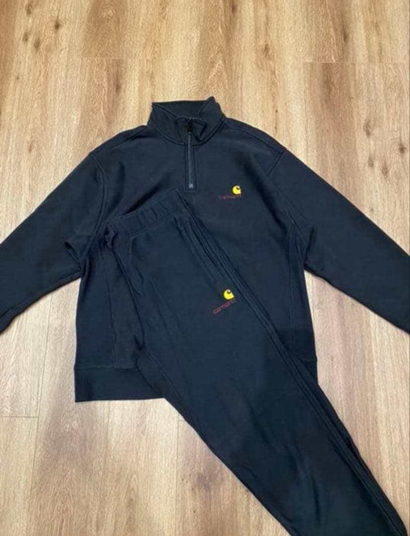 ぷ*ー様 carhartt wip ハーフジップスウェット セットアップ　スウェ