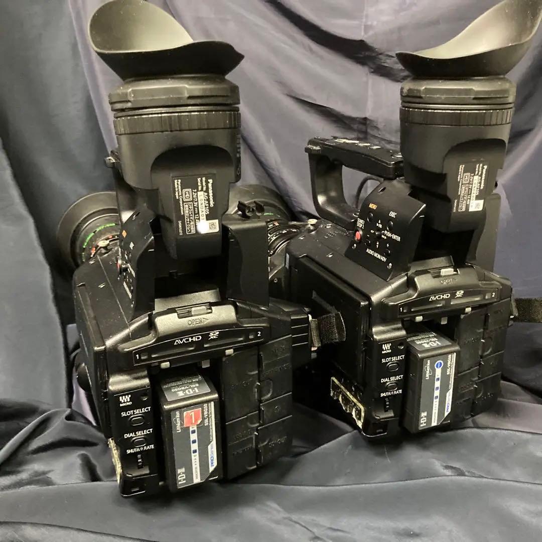 panasonic AG-AF105二台　放送用レンズ付き現状ジャンク扱い！