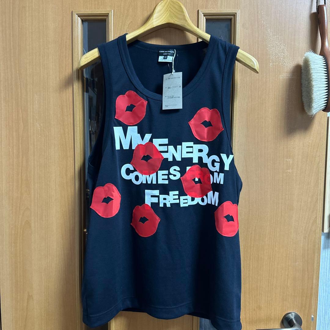 【未使用タグ付】24SS コムデギャルソンオムプリュス　タンクトップ　S