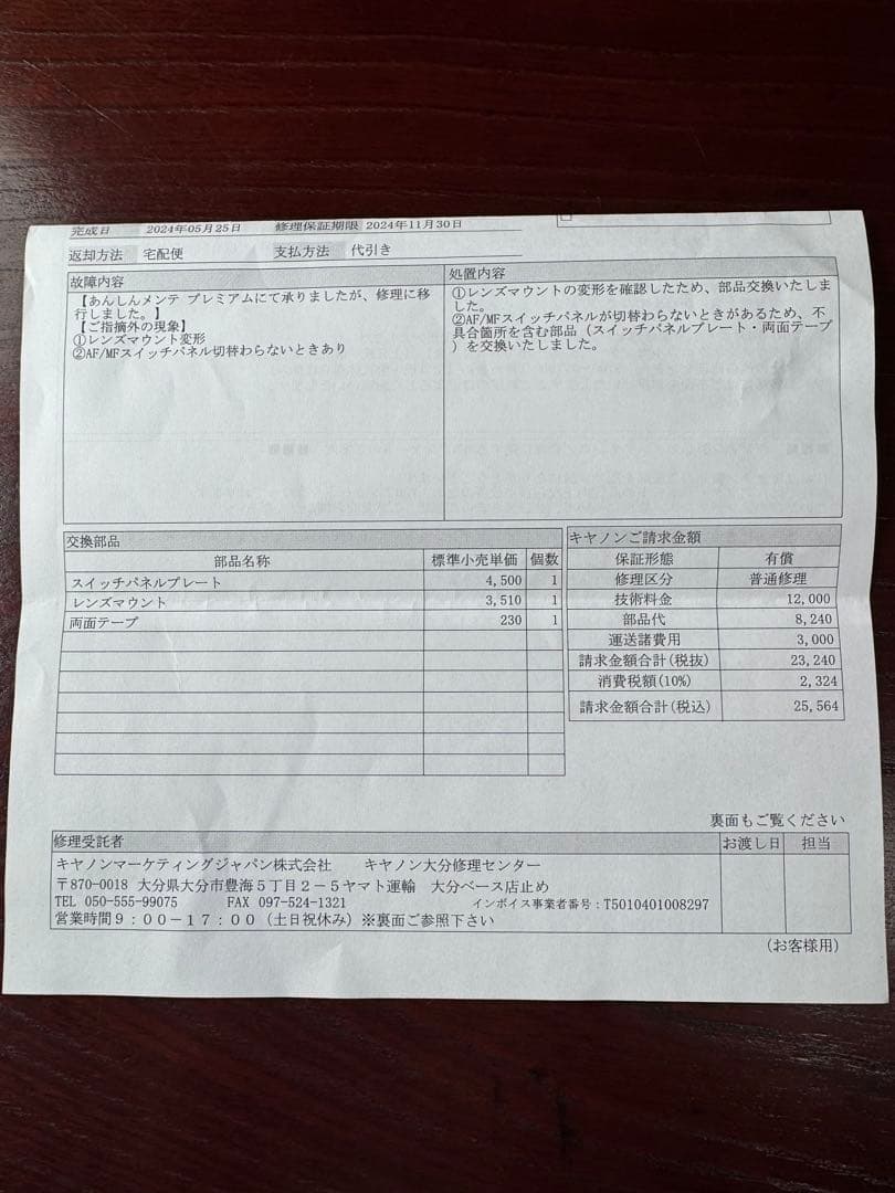 Canon EF24-105mm F4L IS USM プレミアムメンテ済