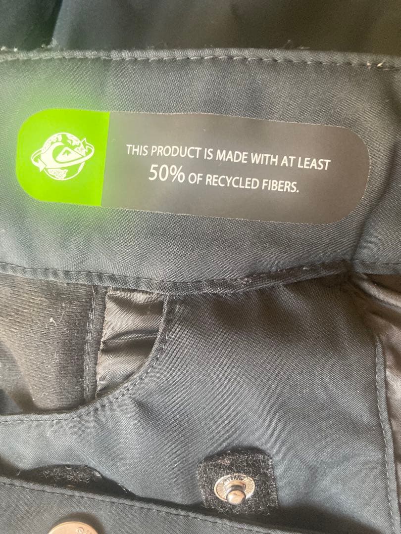 未使用に近い⭐︎クイックシルバー、スノーボードパンツ、スノボウェア、黒、Sサイズ、