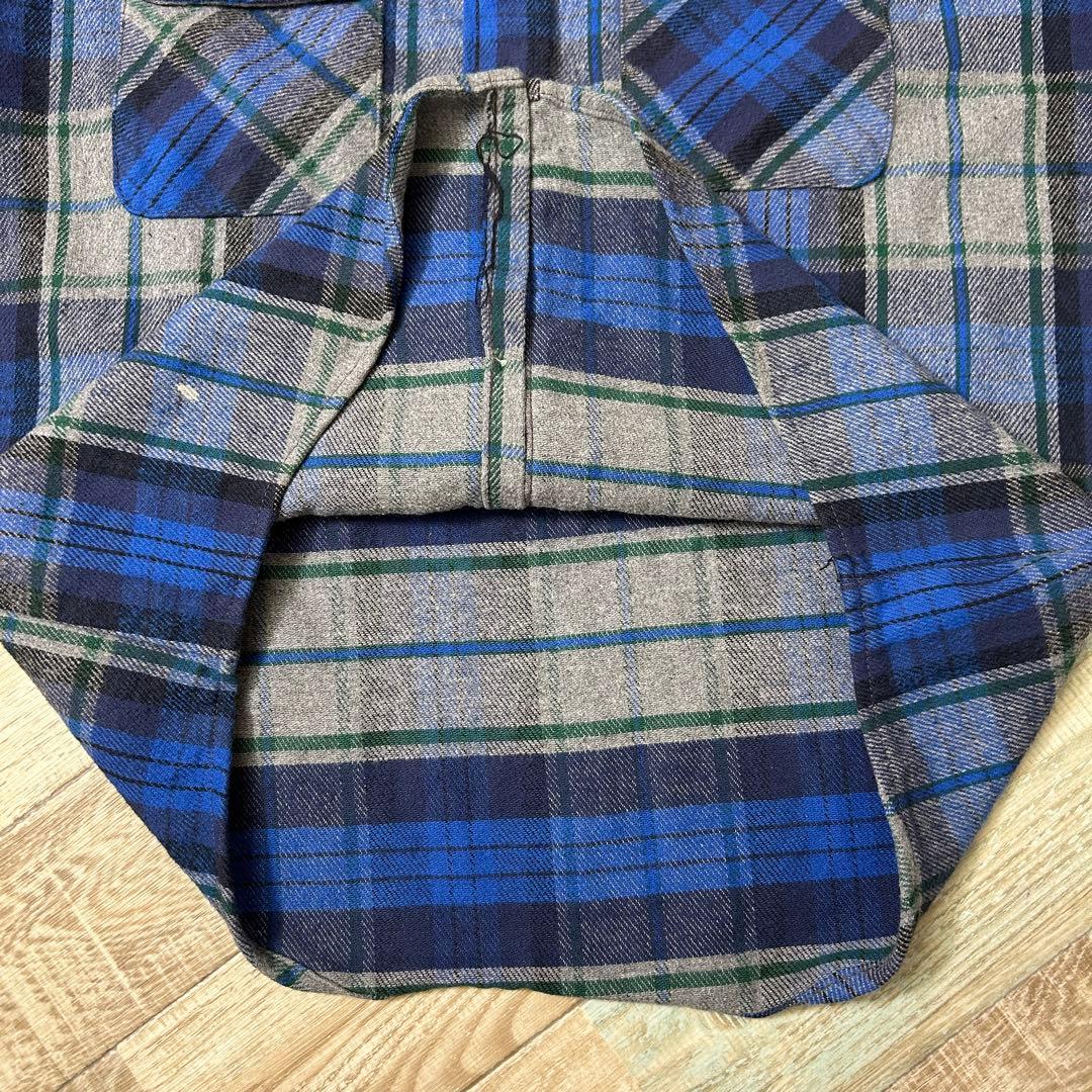 タ*カ様 好配色 90s USA製 ファイブブラザー ネルシャツ M 長袖 チェ