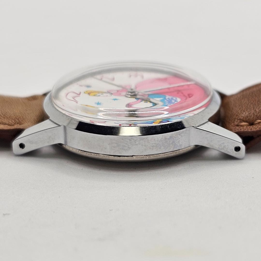 デッドストック級 希少 セイコー ディズニータイム シンデレラ 手巻き腕時計