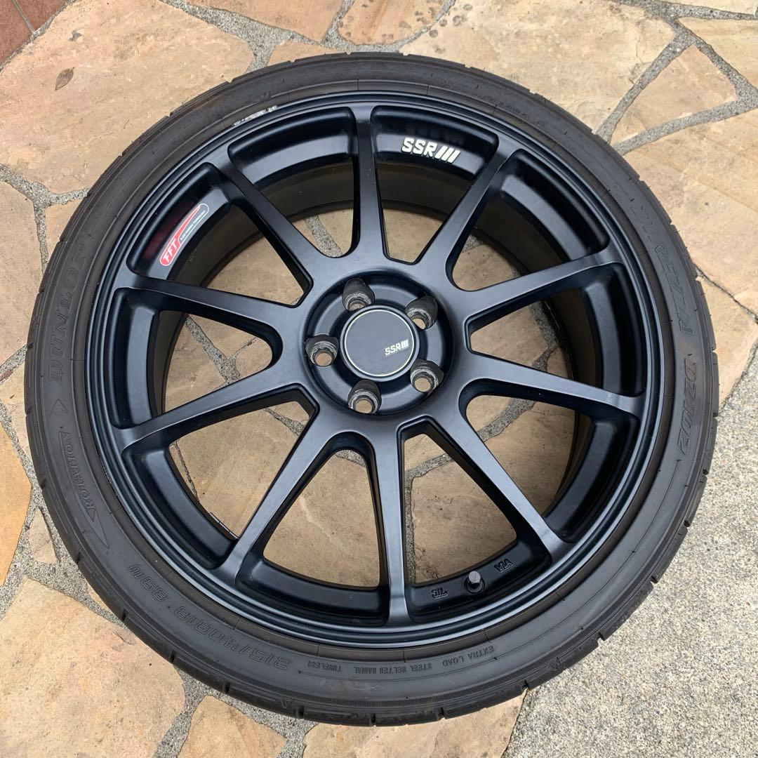 SSR GTV02 1875+48 5/100・ダンロップDZ102 4本セット