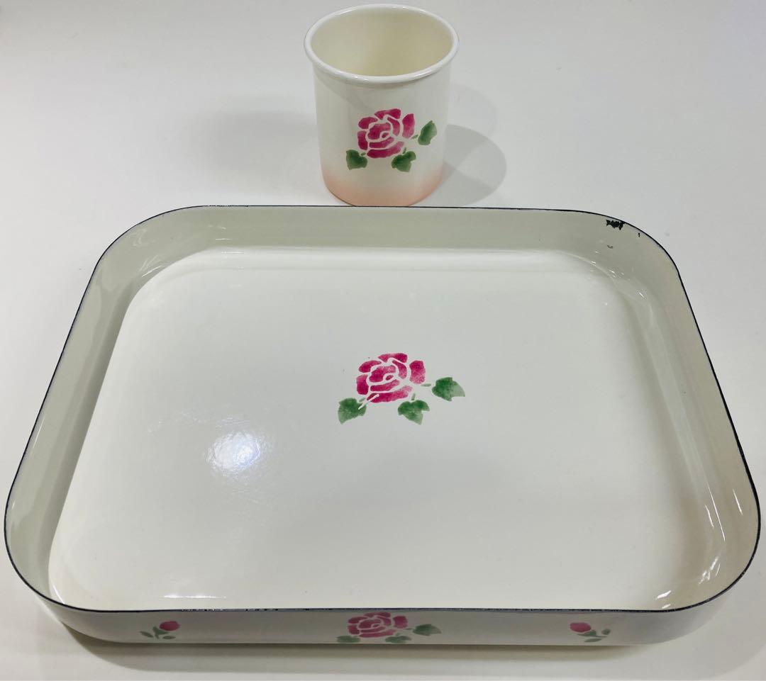 【希少】マニー ホーロー キッチンバット(大) ポット