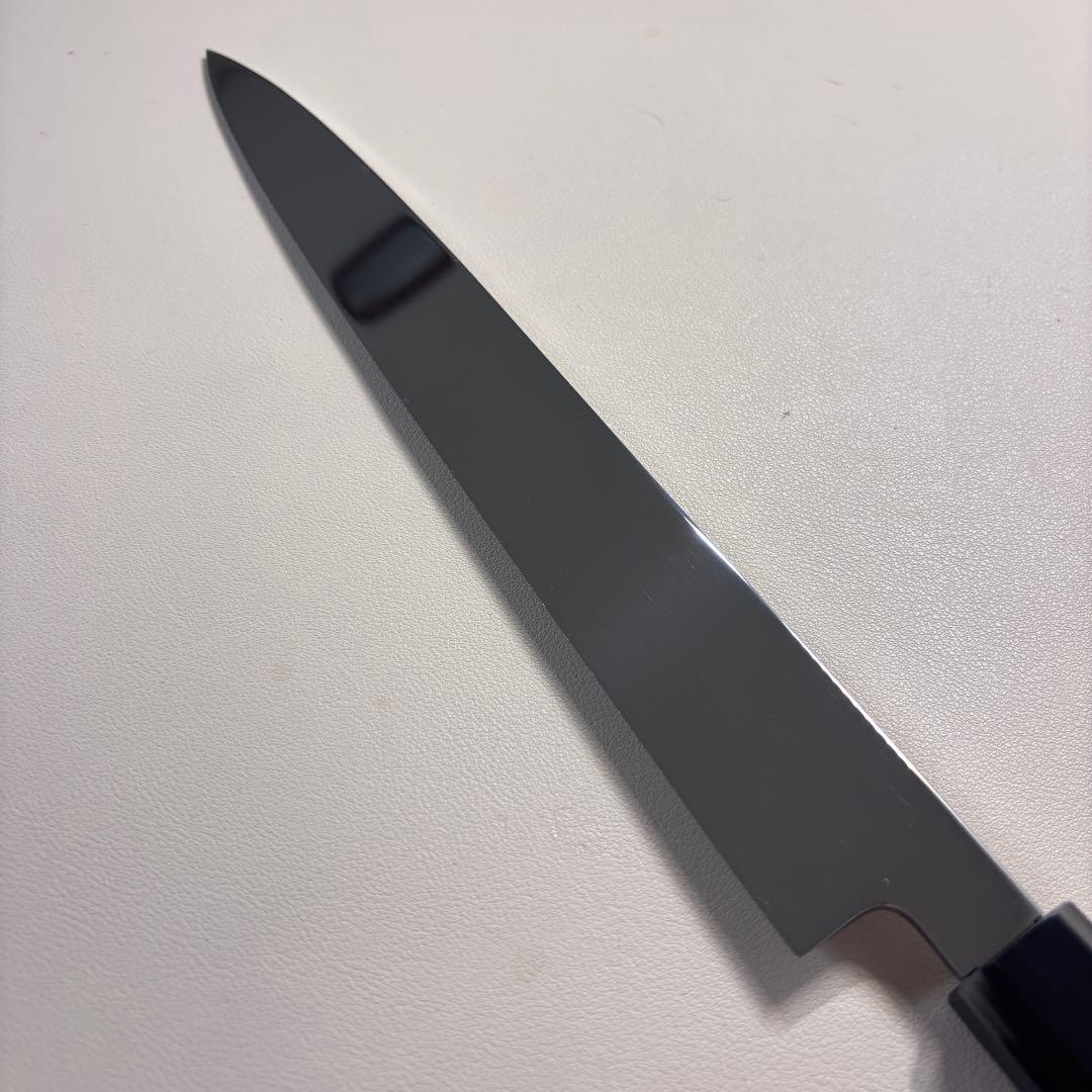 【鞘付き】 270mm柳刃包丁 鏡面　黒檀水牛八角柄 全鋼 和包丁'•