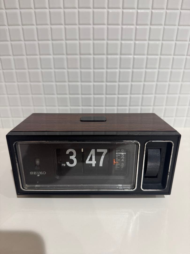 【レア】セイコー SEIKO DP674B パタパタ時計 目覚まし時計 レトロ
