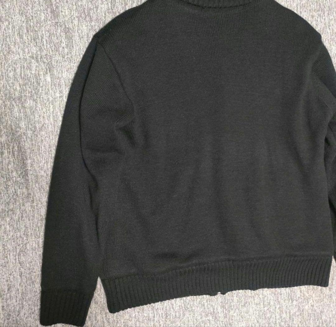 Schott ショット SKULL DS KNIT スカル刺繍 裏起毛