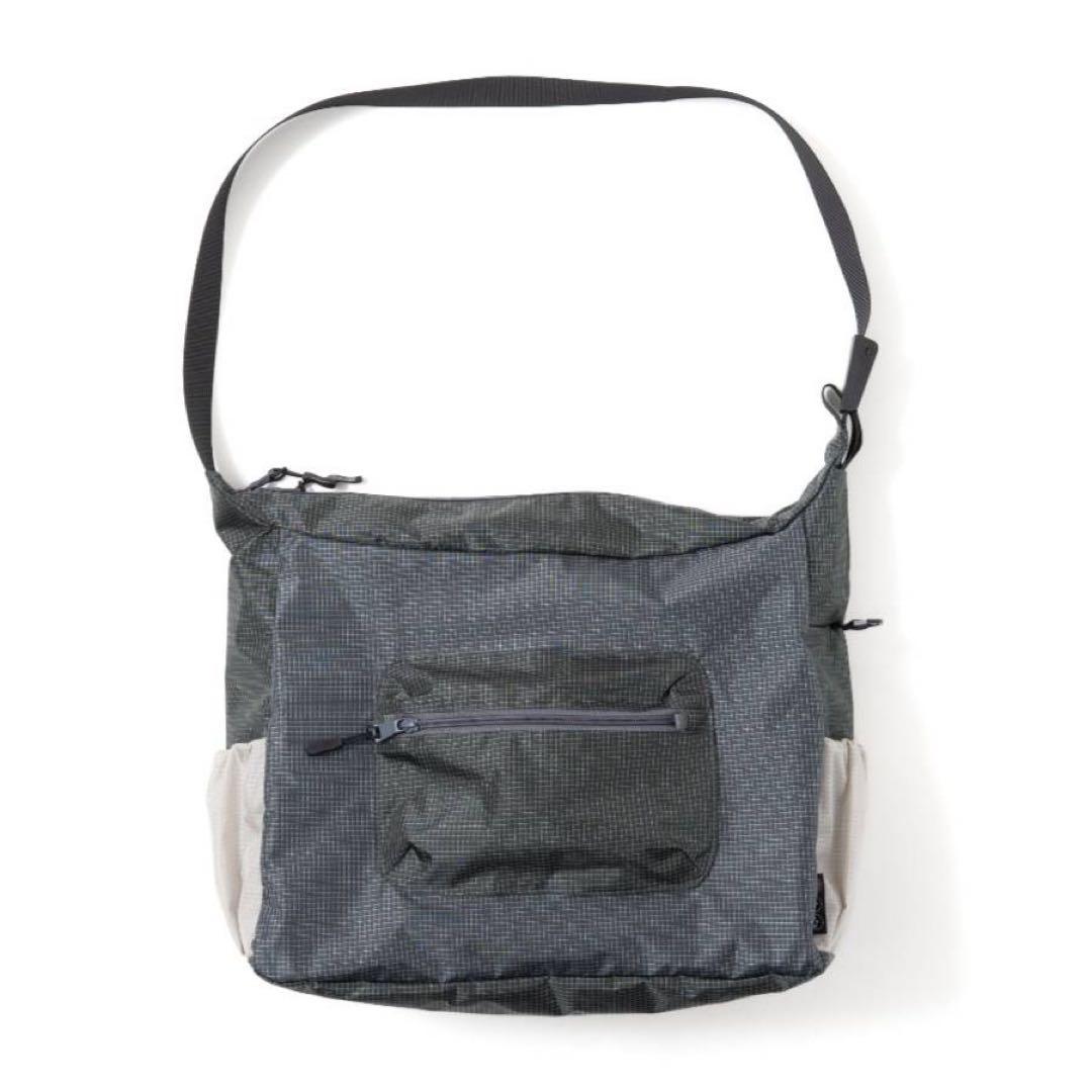 【What’s up?】NYLON SHOULDER BAG Multigray