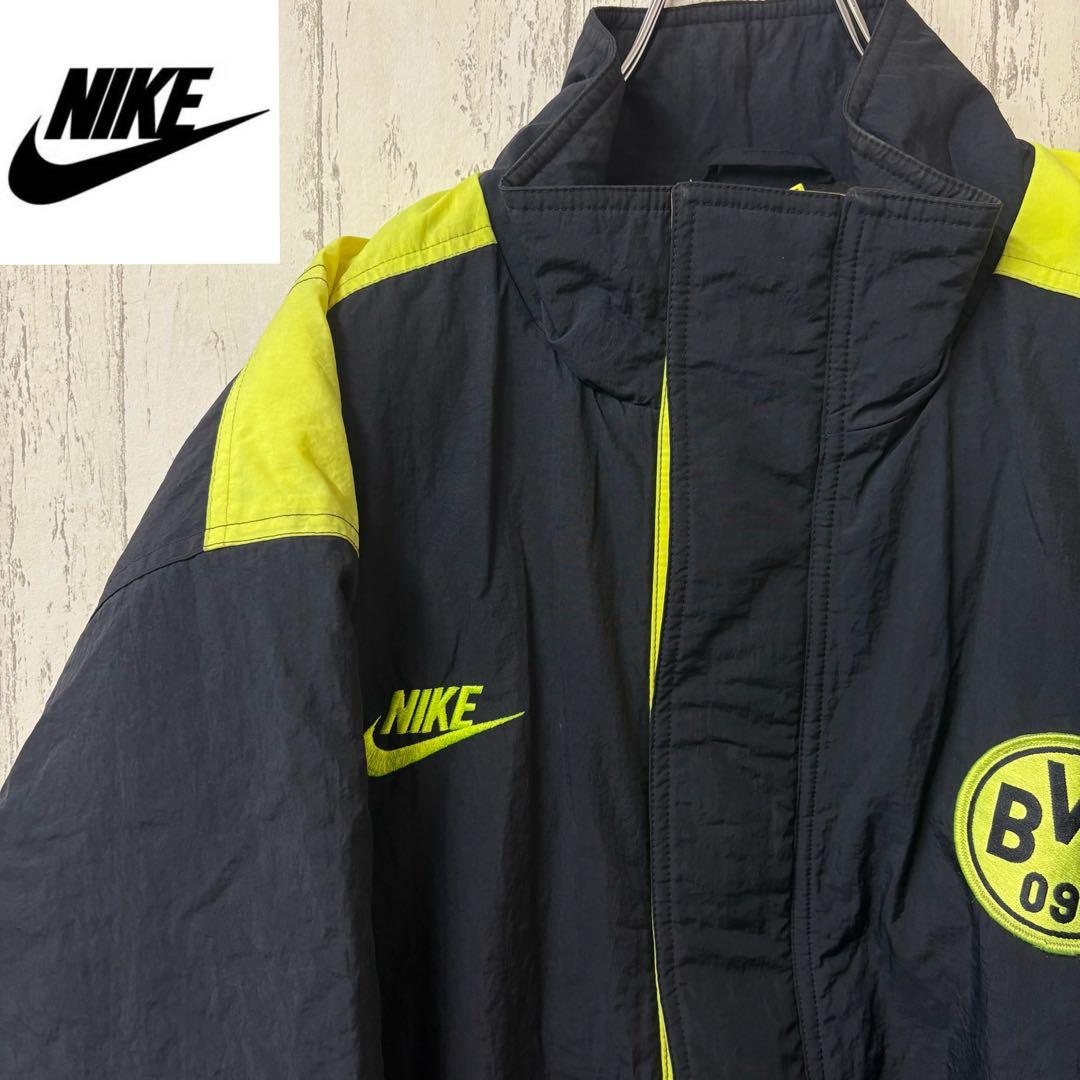【激レア】90s NIKE ナイキ　ドルトムント　ジャケット　ブルゾン　サッカー