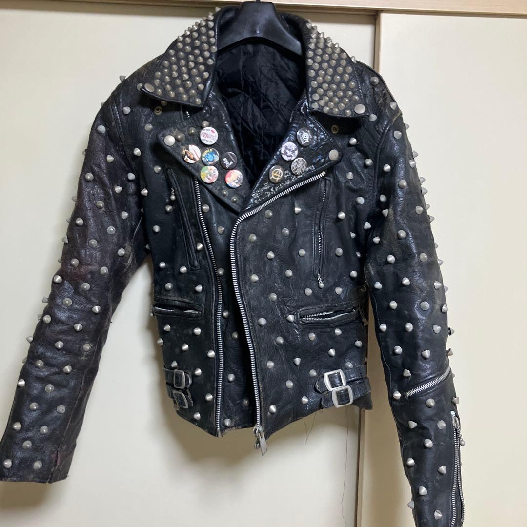 超ビンテージ！PUNKレジェンド　ラフィンノーズ　ベレー氏の鋲ジャン！