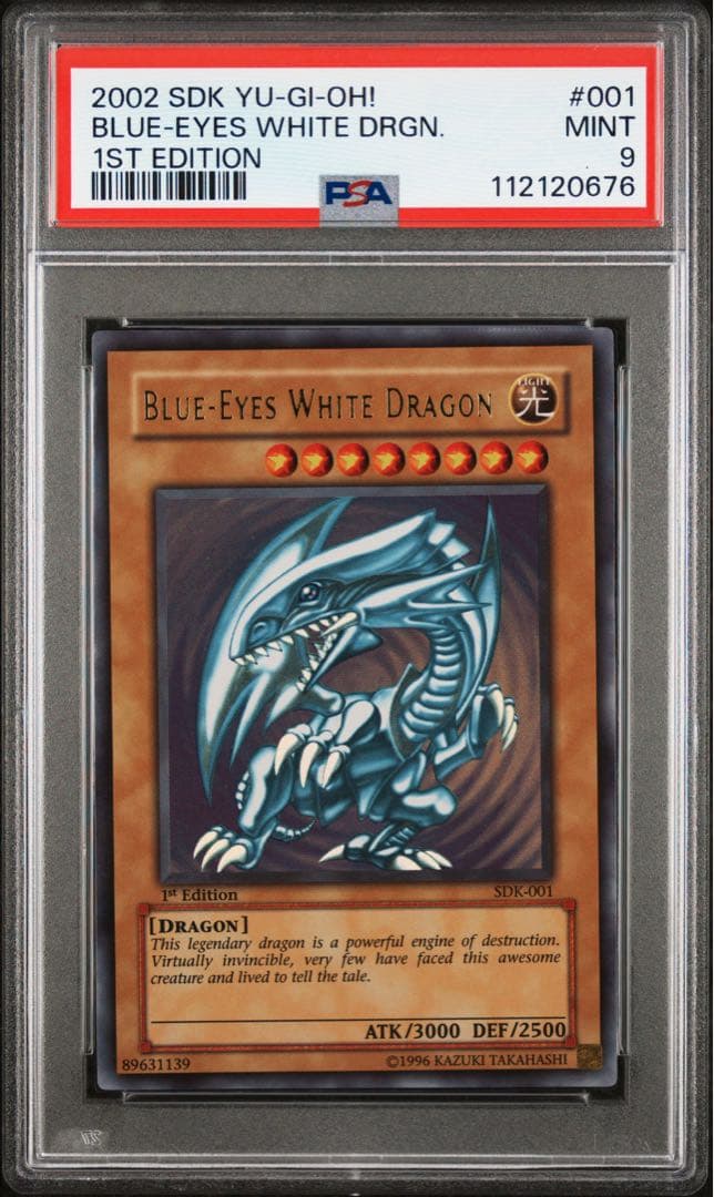【PSA9】青眼の白龍　英語　1st 旧アジア版　ウルトラ