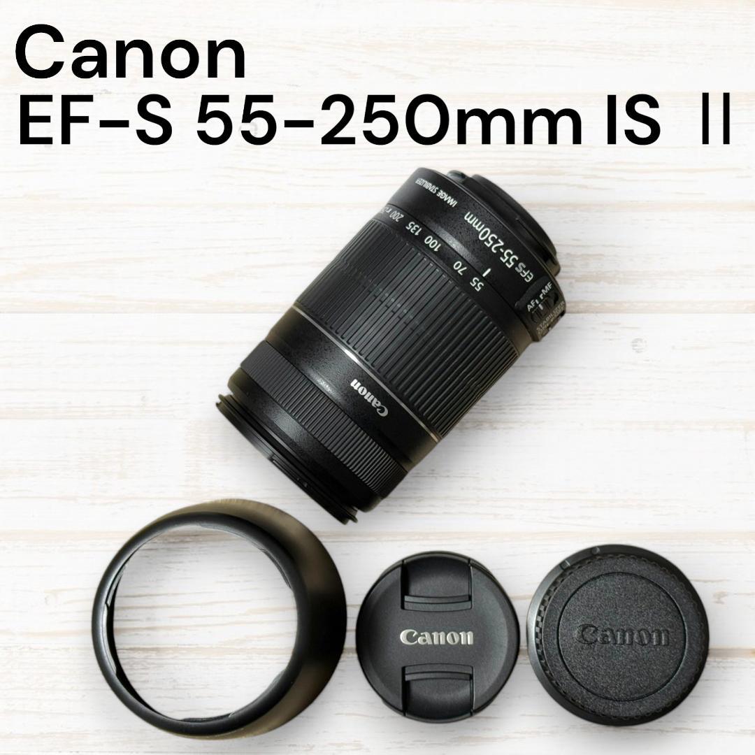 ⭐美品⭐ Canon ズームレンズ EF-S 55-250mm IS Ⅱ #66