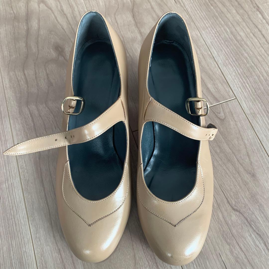 フラメンコシューズ 38.0Ｂ　イベリアセミプロベージュ