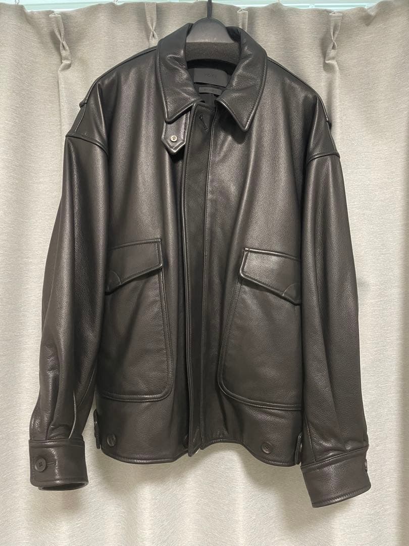 ジャケット・アウター YOKE Leather Flight Jacket
