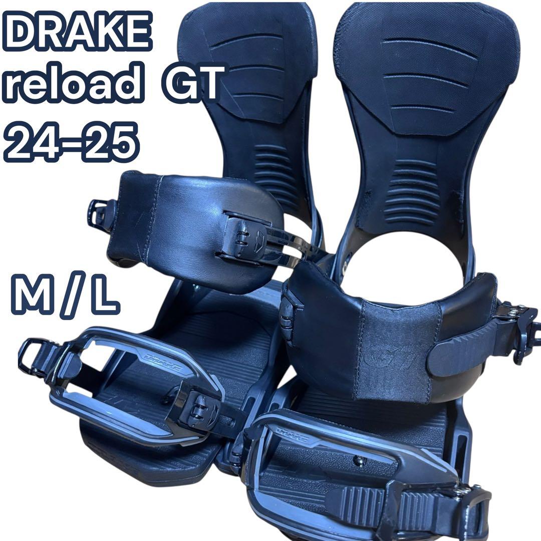 DRAKE スノーボード　バインディング RELOAD GT 24-25ブラック