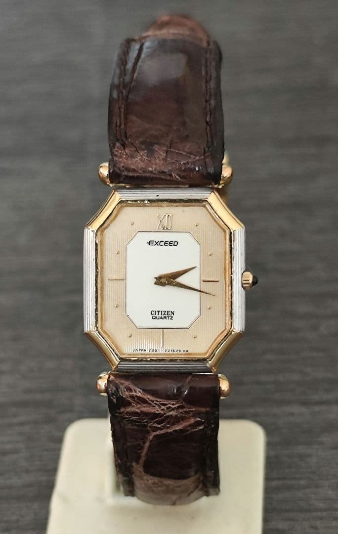 稼働品 CITIZEN EXCEEO レディース腕時計 18kYG