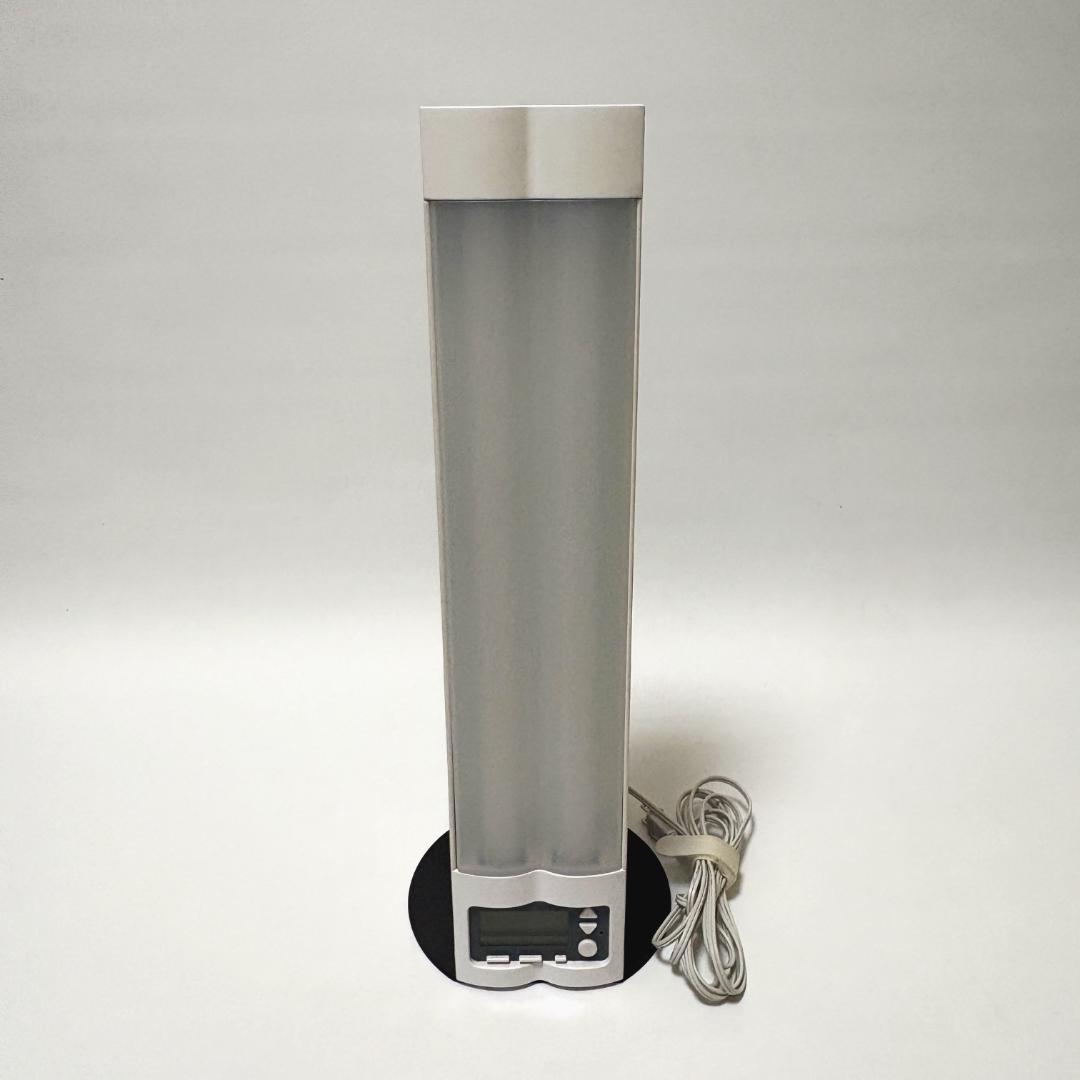 ブライトアップクロック II 光目覚まし時計　ホワイト