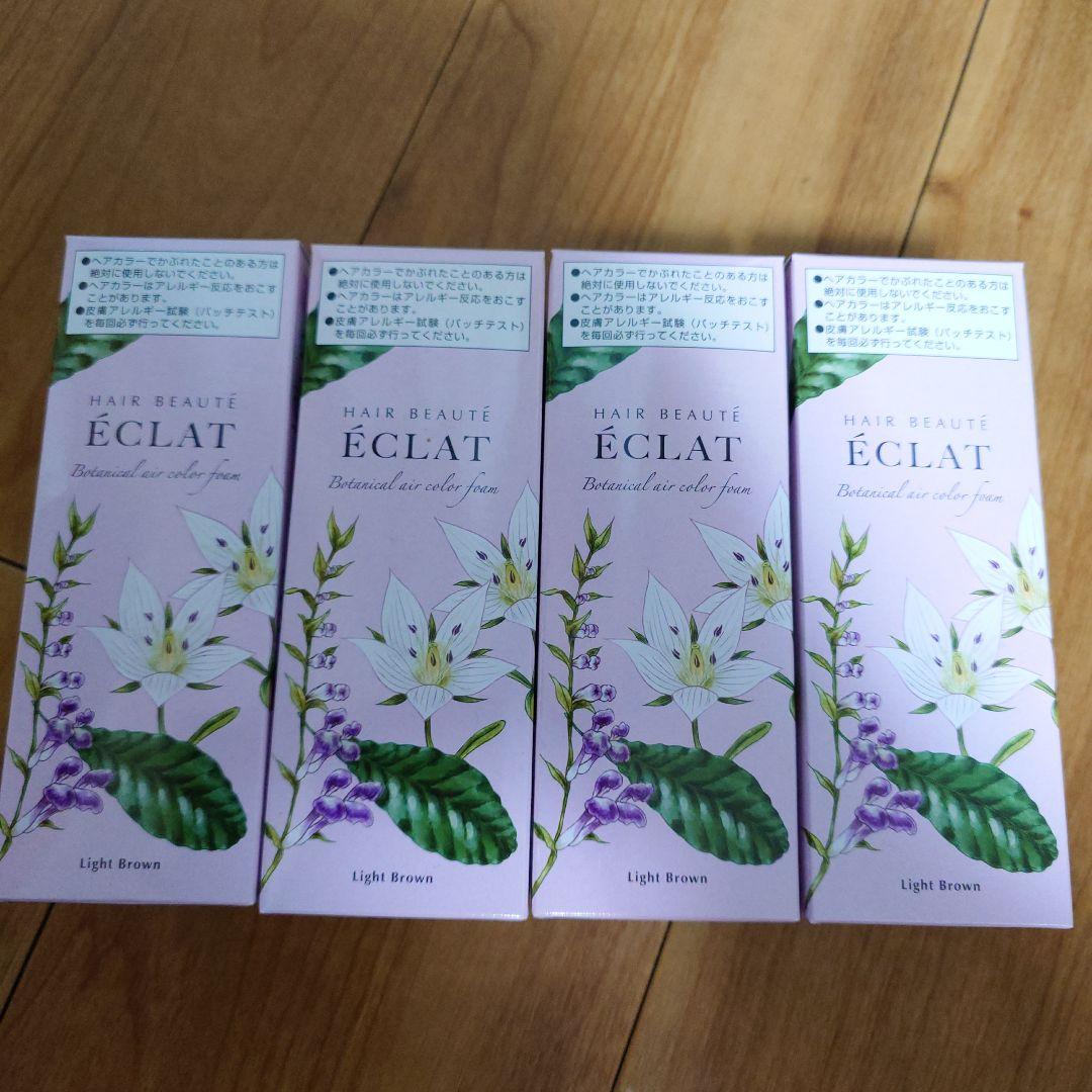 ヘアボーテエクラ ボタニカル エアカラーフォームEX ライトブラウン 80g