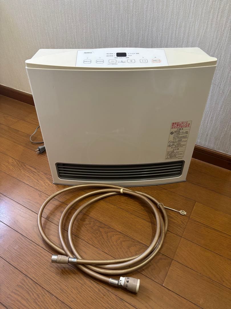 ガスファンヒーター ホワイト ・ノーリツ