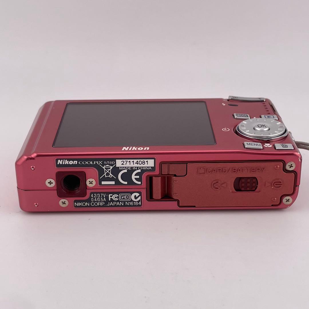 実写美⭕️良品【動作確認済】Nikon coolpix S510 ニコン デジカメ