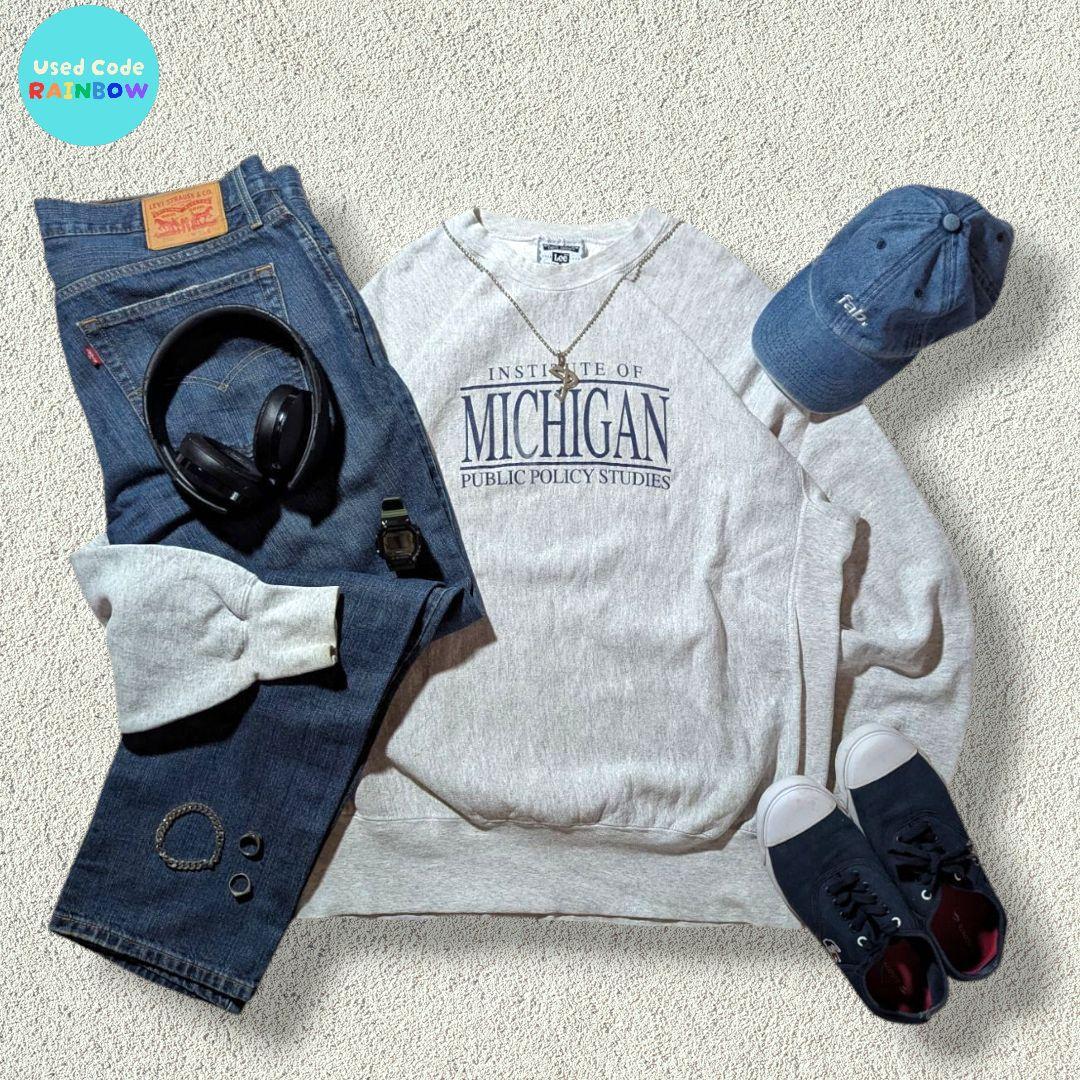 アメカジストリートコーデC-boy Style【No.36】ミシガン大学USA製