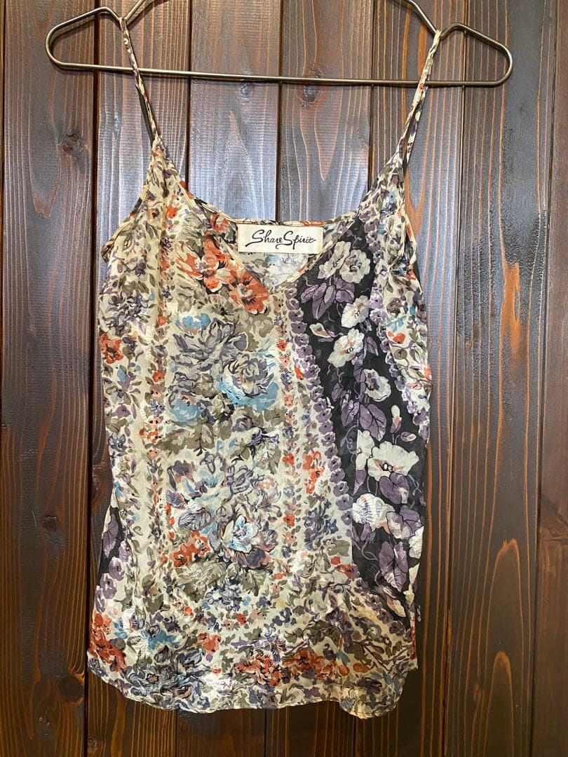 値下げShare Spirit シルクキャミソール　美品送料込み