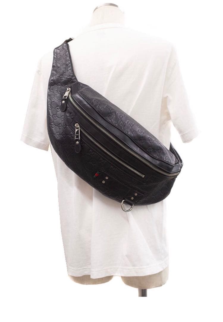 正規美品 GUCCI グッチ ボディバッグ ウエストポーチ 246409