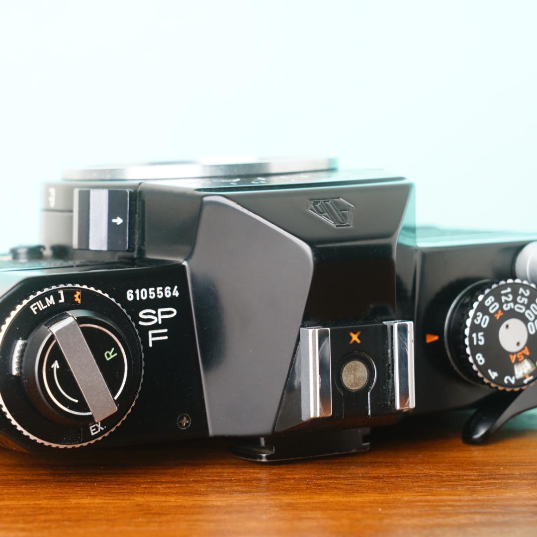 [美品] 完動品◎ペンタックスSPF ブラック ボディ フィルムカメラ #64