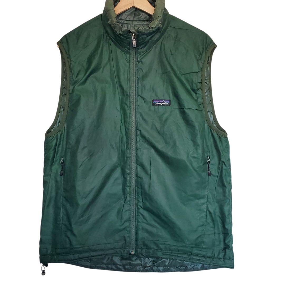 patagonia パフボールベスト グリーン M