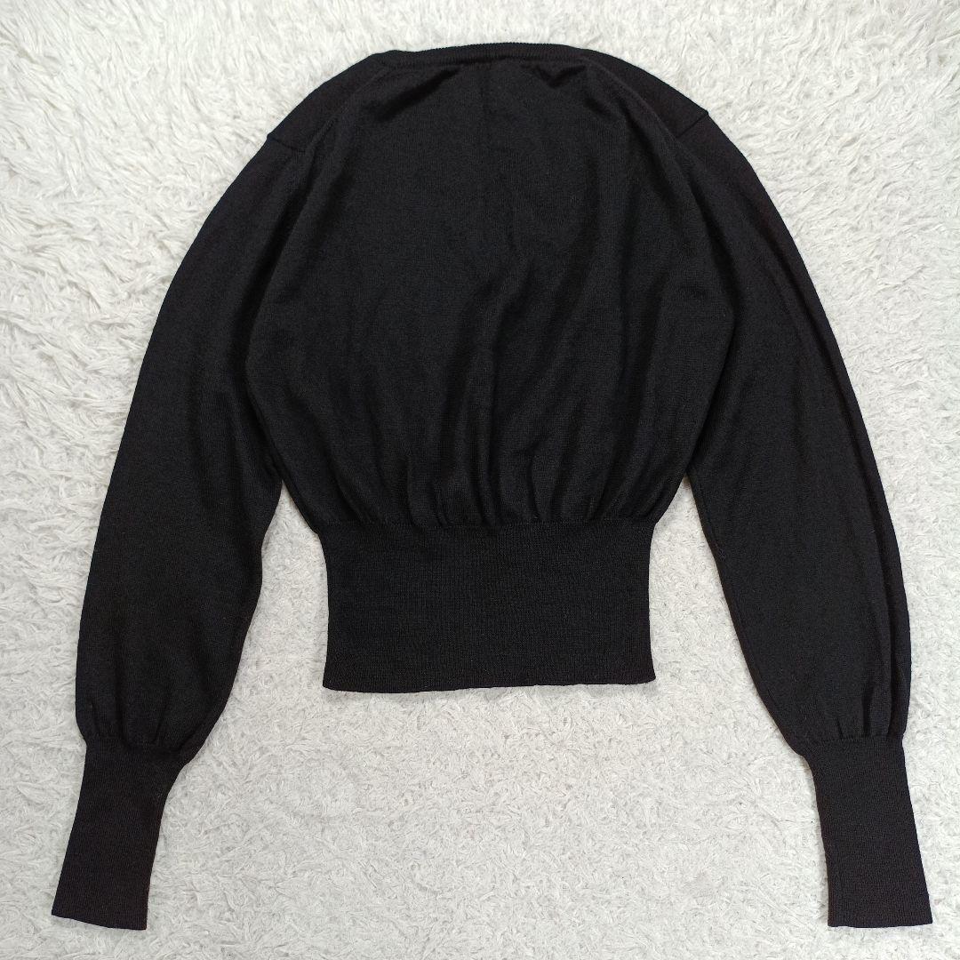 美品✨ヴィヴィアンウエストウッド　長袖ニット　ウール100%　オーブ刺繍　Y2K