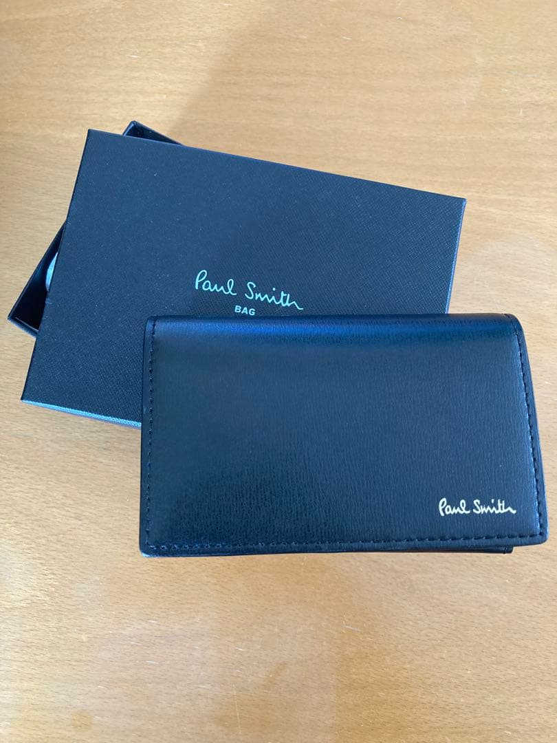 Paul Smith ブラックレザー名刺入れ