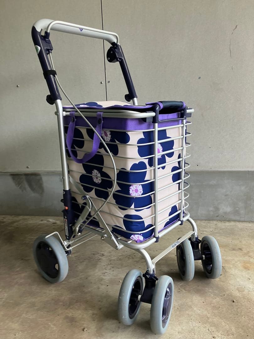 ユーバ産業 ショッピングカート シルバーカー ワイヤーカート